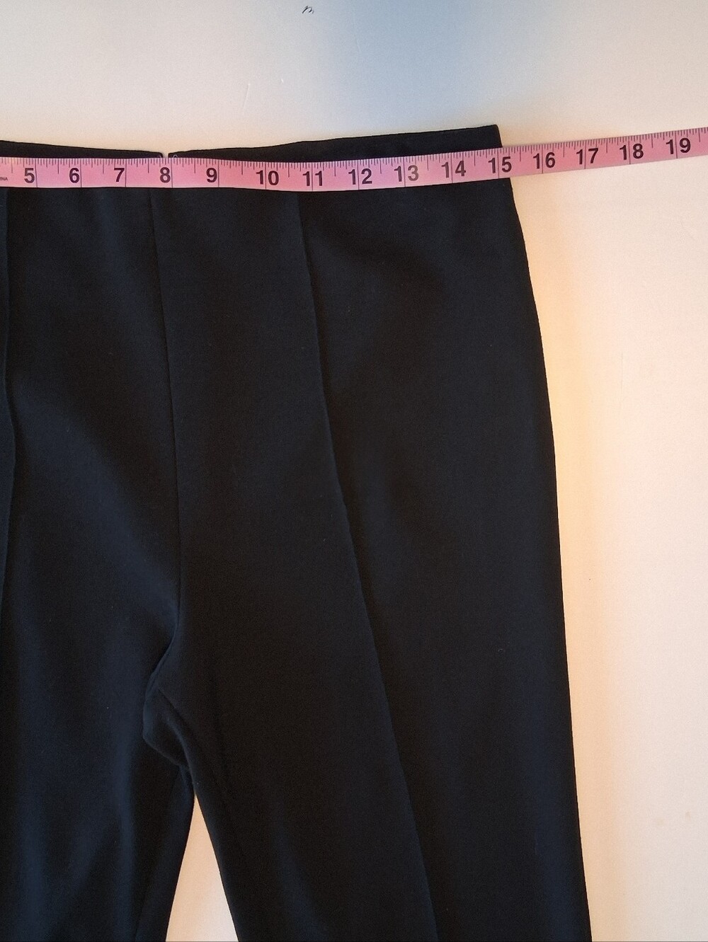 Rag & Bone Irina Kick Flare Midrise Ankle Pintuck Stretch Ponte Pants Sz M Black - Picture 9 of 12